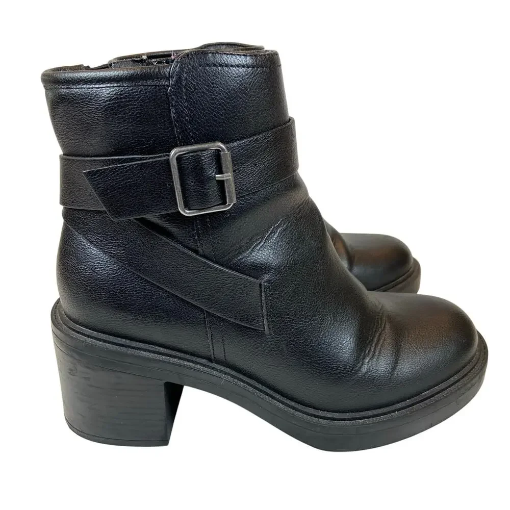 Torrid Faux Leather Booties Extra Wide Women's 7.5 WW